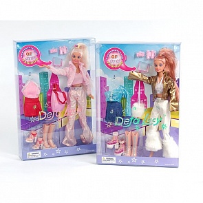 Кукла - Модница с одеждой и аксессуарами, 29 см, 2 вида (Defa Lucy, 20970d) 